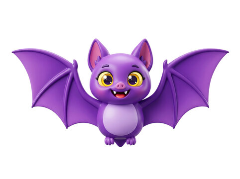 Cute bat Halloween PNG isolated on transparent background