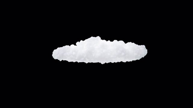 VFX Volume Cloud 360 Rotation | Alpha Channel | Eye Level | Variation1