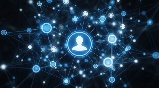 Global Data Communication: Glowing Human Nodes in Digital Network for Connectivity