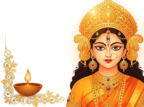 Durga_goddess_portrait_graphic_art