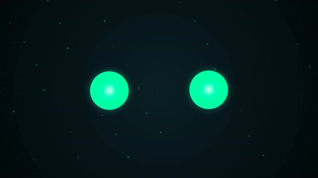 Binary Fission Animation: A 3D scientific visualization depicting cell division and microscopic biology in motion