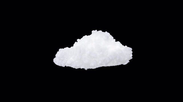 VFX Volume Cloud 360 Rotation | Alpha Channel | High Angle 15&deg; | Variation2