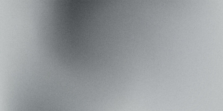 Latar belakang gradien grainy, abu-abu hitam monokrom abstrak noise texture banner backdrop.vector eps10