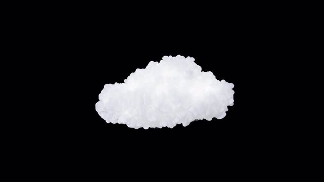VFX Volume Cloud 360 Rotation | Alpha Channel | High Angle 30&deg; | Variation2