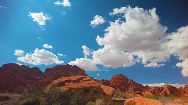 Valley of Fire State Park Red Rock Landscape, Nevada