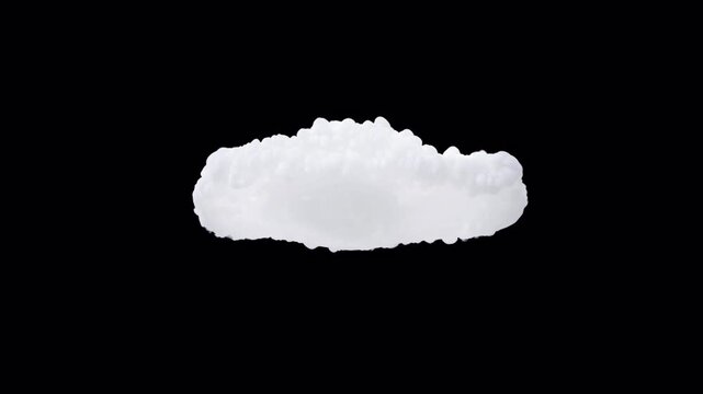 VFX Volume Cloud 360 Rotation | Alpha Channel | Low Angle 15&deg; | Variation3