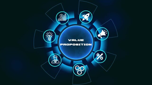 Value Proposition Strategy for Customer Differentiation Brand Positioning and Business Growth Concept