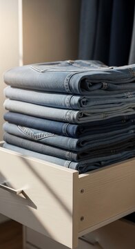 Soft Light, Stacked Denim
