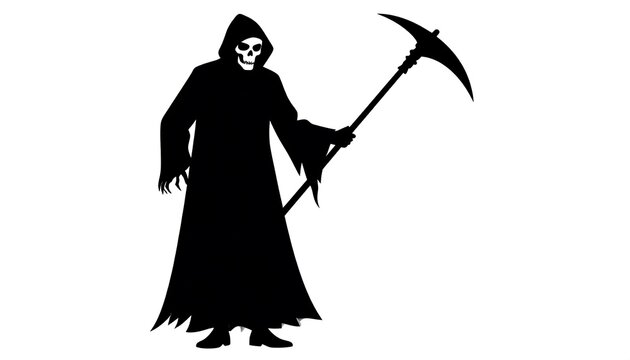 Grim Reaper Silhouette.