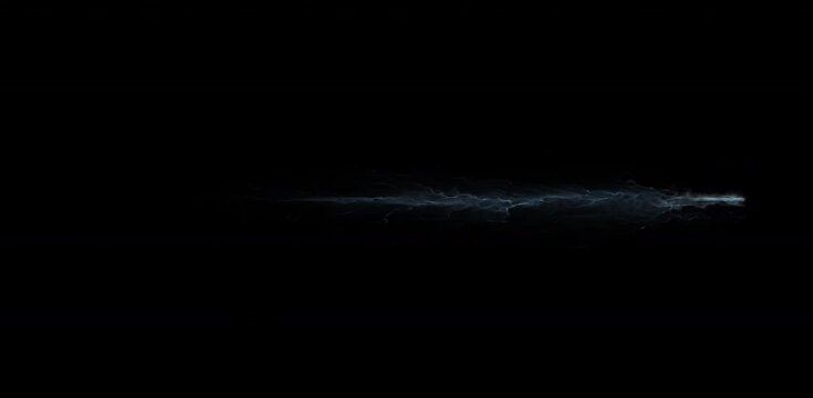 Sci Fi Plasma Beam Laser Effect with Alpha Style Background