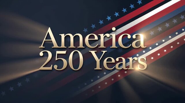 Vibrant montage celebrating Americas 250 years of history culture diversity and progress