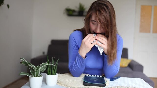 Woman with diabetes deeply enjoys the smell of chocolate while knowing every bite affects her glucose making a simple treat feel both rewarding and carefully measured