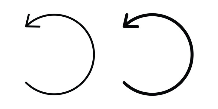 Reset icon outline art kit