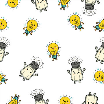 Christian Salt and Light Repeat Pattern Background