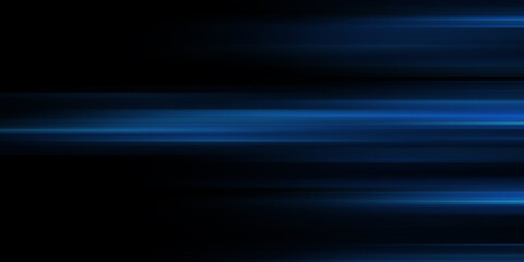 Fototapeta premium Abstract motion blur background, dynamic blue speed lines texture, glowing turquoise light streaks for technology and sports design