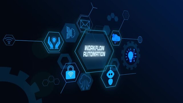 Workflow Automation Motion Graphics for Modern Business Processes.