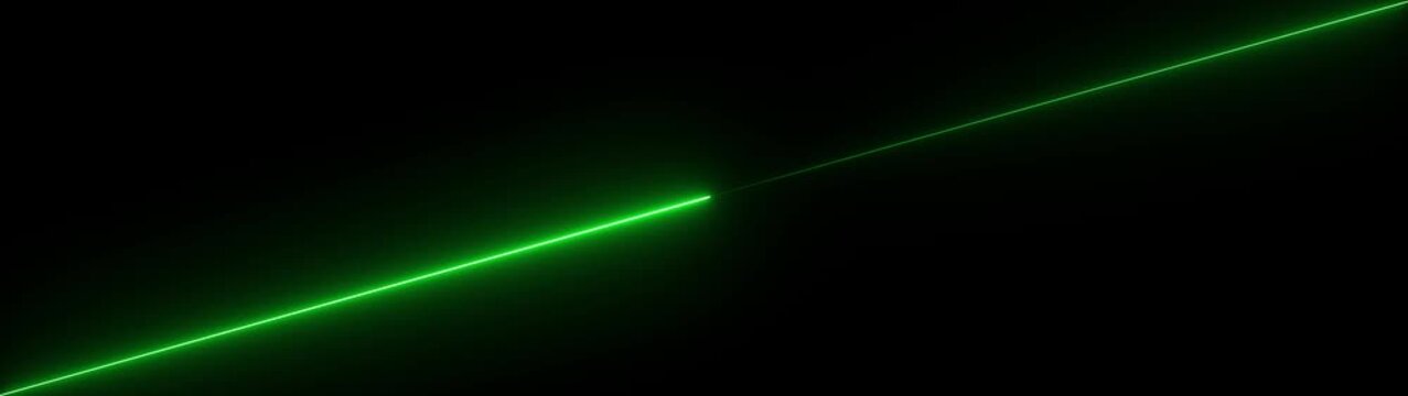 Glowing neon white slashing effects animation isolated on black background, 4k quality neon line animation video.