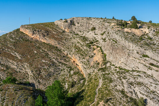 Sceni view in Bocairent, beautiful village in the Valenciant Community, Span.
