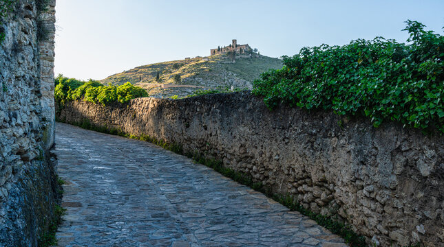 Sceni view in Bocairent, beautiful village in the Valenciant Community, Span.
