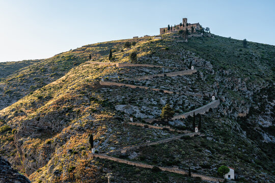 Sceni view in Bocairent, beautiful village in the Valenciant Community, Span.