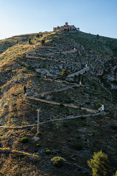Sceni view in Bocairent, beautiful village in the Valenciant Community, Span.
