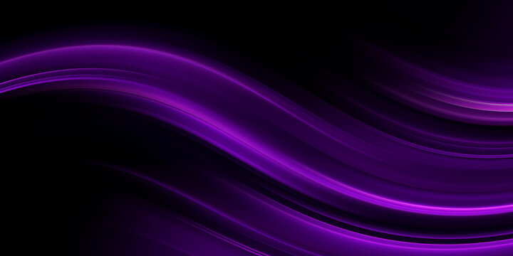 Modern abstract purple wave on dark background, tech banner, corporate business concept, hi-tech abstract background.