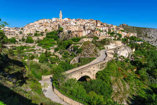 Sceni view in Bocairent, beautiful village in the Valenciant Community, Span.
