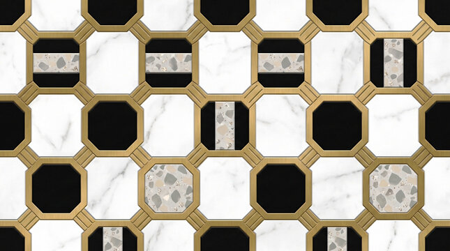 Seamless luxury mosaic pattern