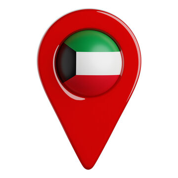 Location Pin Kuwait
