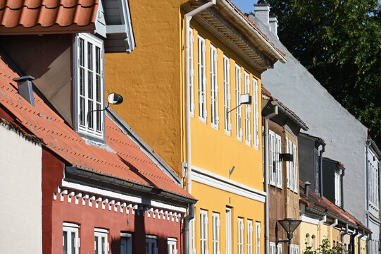 Altstadth&auml;user in Odense in D&auml;nemark