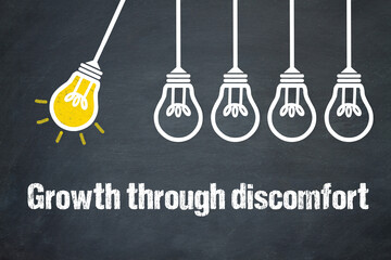 Fototapeta premium Growth through discomfort 