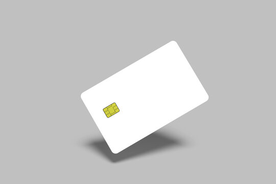 Credit card mockup. Blank realistic template for your projects	