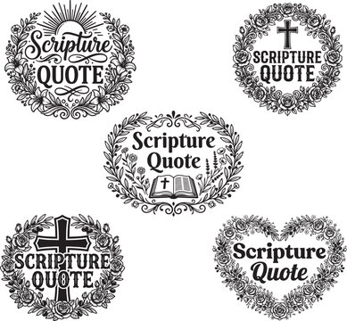 Scripture Quote SVG Bundle