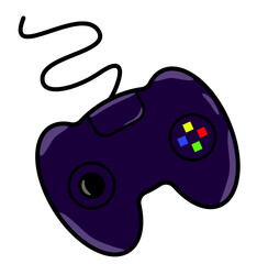 video game controller sticker © Synhaivska Kateryna