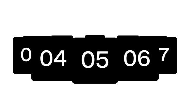 Counting Numbers 1 to 10 Animated Loop Background