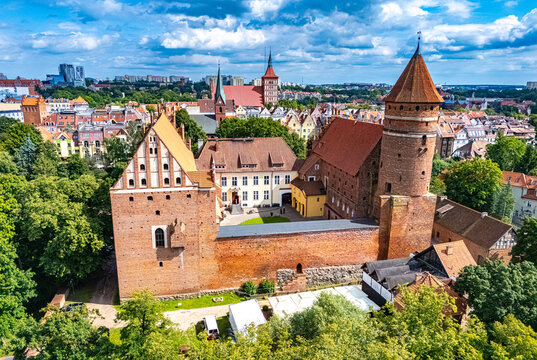 The Olsztyn Castle in the Warmian Masurian Voivodeship, Poland