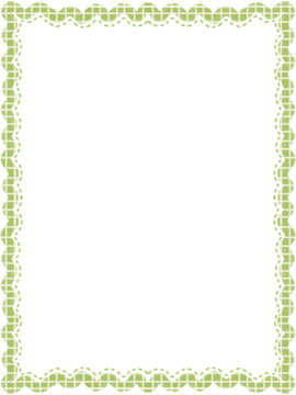 Frame Gingham Green Moroccan