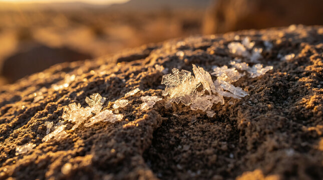 The Israelites gathering Manna, the miraculous bread from heaven, off the desert floor at the break of dawn