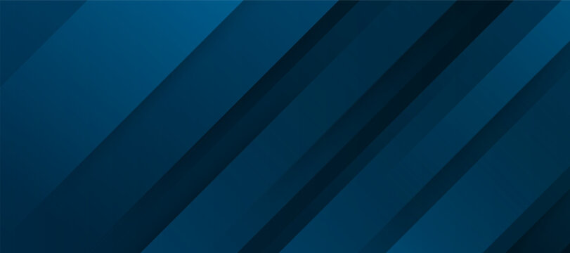 Modern blue abstract background with dark diagonal geometric stripes and professional gradient textures for digital design