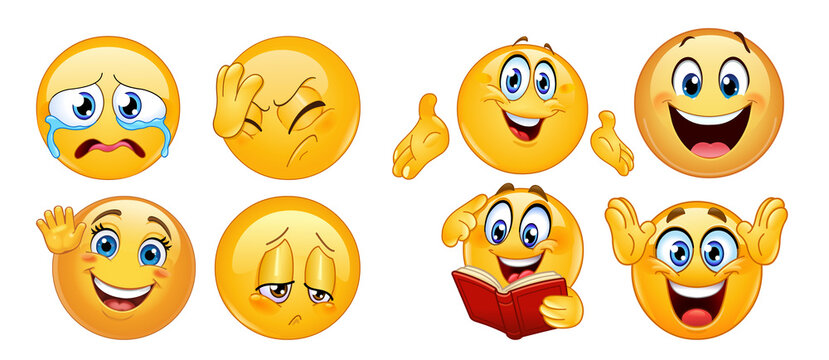 Different emojis