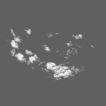 Fluffy white clouds png image 