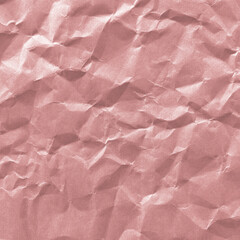 Fototapeta premium Textured pink crumpled paper background