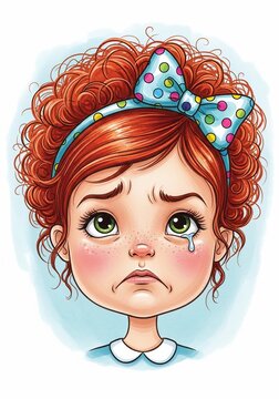 Tearful Curls & Polka Dot Dreams