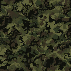 Fototapeta premium Camouflage Seamless Pattern