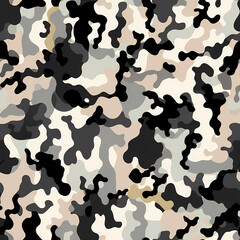 Naklejka premium Camouflage Seamless Pattern