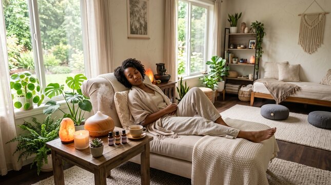Relaxing home interior