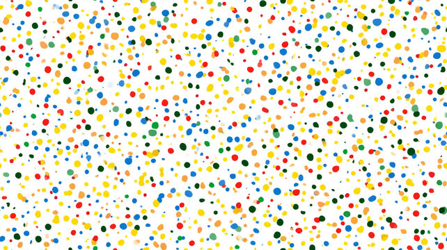 seamless colorful sprinkle pattern, playful design, bright colors, clean background