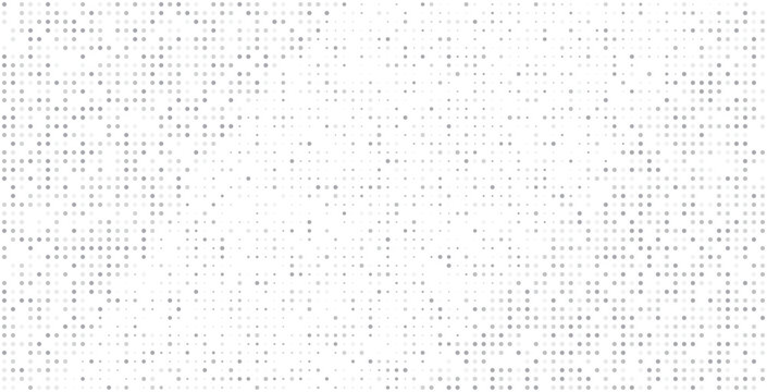 Digital technology background. Digital data dots gray pattern pixel background