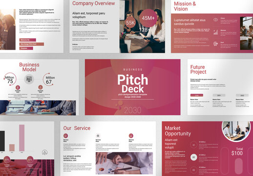Business Pitch Deck Presentation