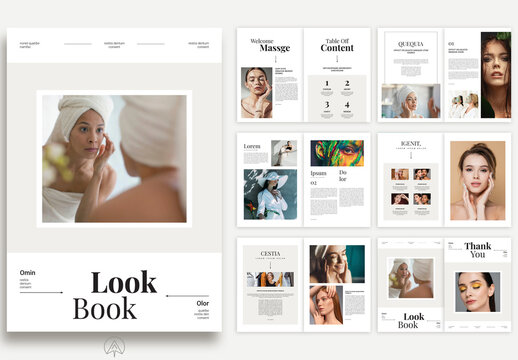 Look Book Magazine Template
